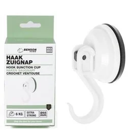 Vakumski beli obešalnik 55 mm /1 kos