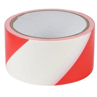 Opozorilni trak rdeče-bel (48 mm/ 50 m)